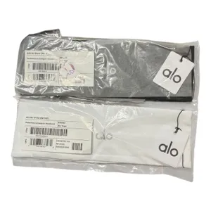 Alo 2 NWT Yoga Performance Conquer Headband Black & White thumbnail 2