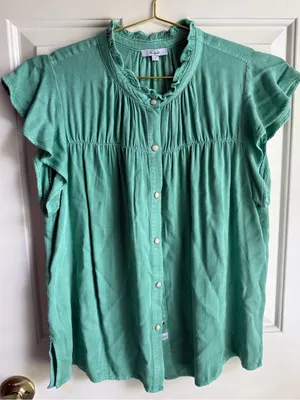 Rails Ruthie Blouse Basil thumbnail 4