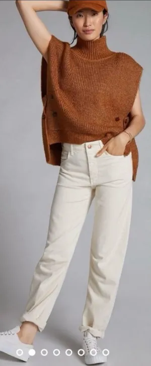 Anthropologie Pilcro White Jeans 26 thumbnail 1