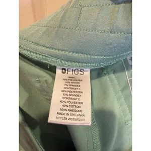 Figs Technical Collection Jade Green Zamora Jogger Scrub Pants Size XS thumbnail 3