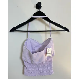 FREE PEOPLE Movement You're A Sweetheart Cami Lavender Shadow Size X-Small/Small thumbnail 7