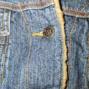 ezekiel Women's Blue Jean Jacket Size L 100% Cotton Size L. In Good Condition thumbnail 8