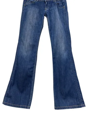 Hudson Flare Blue Denim Jeans Size 29 thumbnail 4