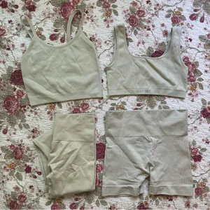 Set Active 4 piece Sculptflex Bundle in Oat Milk thumbnail 1