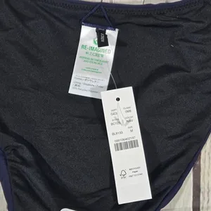 J. Crew Curved-waist cheeky‎ bikini bottom in Navy M NWT thumbnail 5