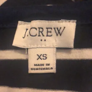 J Crew Navy / White Stripe T-Shirt Dress Size XS 100% Cotton Machine thumbnail 2