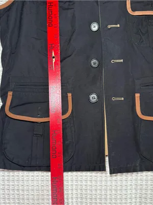 Ralph Lauren Khaki Black Reversible Field Vest Equestrian Size Large Classic thumbnail 5