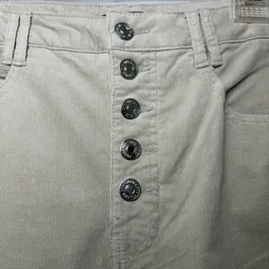 NWT Forever 21 Corduroy Flare Pants‎ Women's Size XL Tan Distressed Y2K Boho thumbnail 12