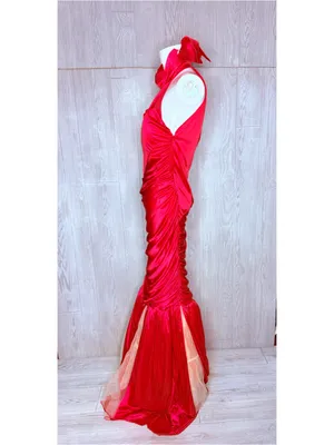 Disney Cruella deville Cosplay Halloween Costume Women Red Dress med thumbnail 7