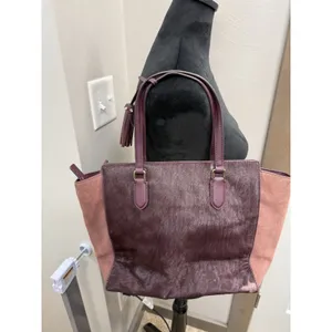 Kate Spade New York Laurel Way Hadlee Calf-Hair Suede Bag, Burgundy Purse thumbnail 5