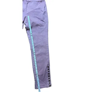 Soft Surroundings Pull On Skinny‎ Jeans Snap Buttons Pink Sz M thumbnail 6