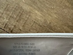 NEW IN BOX French Connection Ecru / Nude Emee Vegan Leather Flats ~ Size 10 thumbnail 7