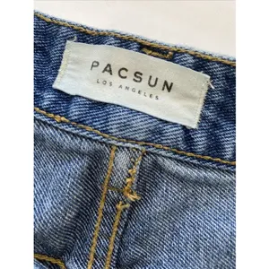 PacSun Mom Short Womens Size 27 Blue Denim High Waisted Cuffed Summer Casual thumbnail 5