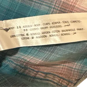 Ariat REAL Women’s Relaxed Plaid Western Shirt L 100% Cotton Teal Pink Button thumbnail 6