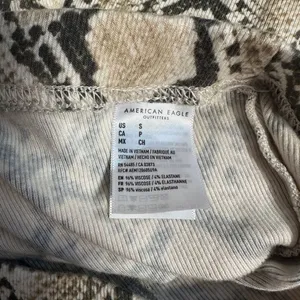 American Eagle Outfitters Snake Print Pull-On Bell Bottom Flare Pants thumbnail 3