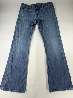 Y2K Gap Low Rise Flare Jeans Women’s 6 Ankle Light Wash Stretch Denim thumbnail 1