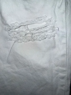 Pistola high rise white distressed button fly bootcut jeans size 27 #751 thumbnail 9
