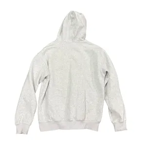 White Fox Los Angeles Hoodie Grey Pink Puff Print Pullover Sweatshirt S/M thumbnail 2