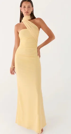 Peppermayo butter yellow dress thumbnail 1