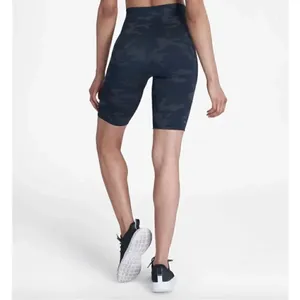 Spanx Grey Black Look at Me Now Camo High Waisted Biker Shorts Shape Wear XS thumbnail 2