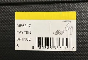 Badgley Mischka NEW Tayten Satin Crystal Ankle Strap Sandals Size 6, Retail $235 thumbnail 8