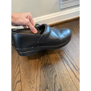 Dansko Professional Clogs Women's Size 40 US Sz 9 Black Oiled Comfort $135 thumbnail 7