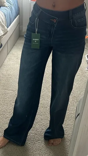 Halara Flex Denim Wide-Leg Pants thumbnail 1