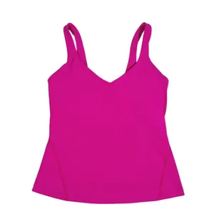 Lululemon Align Waist Length Tank Top Size 4 Sonic Pink Yoga Pilates Gym Fitness thumbnail 2