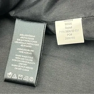Ali‎ Miles Black Metallic Purple Jacket Womens Size Small Office Preppy Mature thumbnail 3