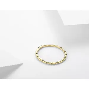 Boutique NEW Dainty 14k Gold-Plated‎ Bead Ball Ring, Jewelry, Size 7 thumbnail 10