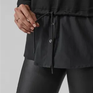 Athleta Charcoal Hoodie‎ Sweatshirt thumbnail 4