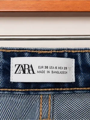 Zara Women’s Straight Leg 100% Cotton NWOT thumbnail 6