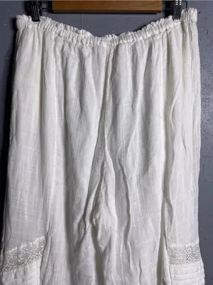Free People Bali Alana Top and Pant Cloud Dancer Combo Set in size XL. thumbnail 8