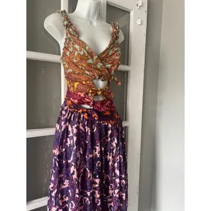 Zimmermann Aliane Cut Out Midi Dress Mixed Paisley Print Cotton Summer Dress thumbnail 12