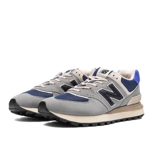 New Balance 574 Legacy Sneakers in Grey and Blue thumbnail 2