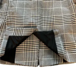 Evereve Black and White Plaid Blazer thumbnail 5
