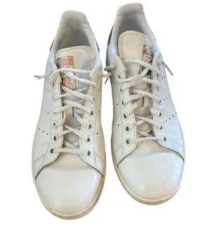 Adidas White Leather Sneakers thumbnail 1