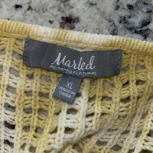Marled Reunited Clothing Mustard Yellow Mixed Knit Sweater Size XLarge‎ thumbnail 6