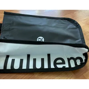 Lululemon black & white small reusable‎ tote bag thumbnail 2