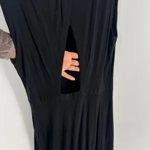 BCBGMAXAZRIA Alisanne Size L Black Sleeveless Asymmetrical‎ Hem Dress Whimsygoth thumbnail 10