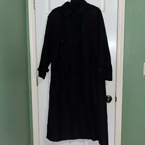 Vintage trench coat • detachable fleece lining • unisex thumbnail 4