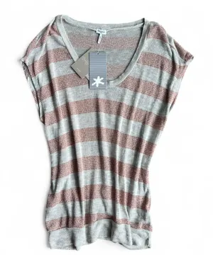 Anthropologie Women's striped shirt thumbnail 1