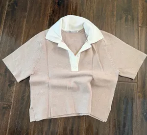 Abercrombie Collared Sweater Top thumbnail 1