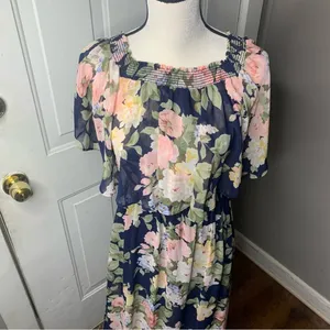 Show me Your mumu hacienda multi way maxi‎ bridesmaids dress party blossom small thumbnail 4