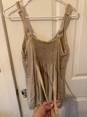 Vintage tank top Tan thumbnail 4