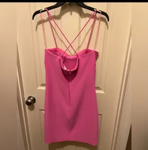 Amanda Uprichard Ronit Dress in Pink thumbnail 10