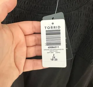 Torrid Cotton Modal Jersey Smocked Mock Neck Top size 2X thumbnail 5