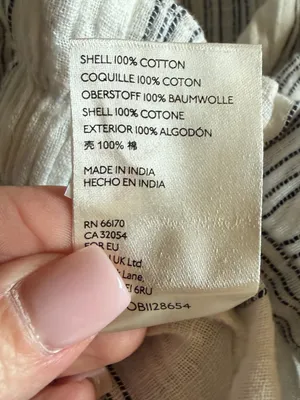 Free People Pants Size Large NWT Ivory Semi Sweet High Rise Coastal Beach Crop thumbnail 10