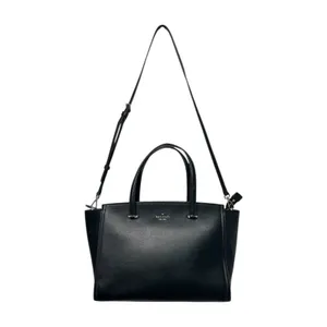 Kate Spade Patterson Drive Geraldine Satchel Black Pebbled Leather Crossbody thumbnail 5