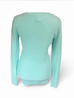 Candie's mint sweater with small thumbnail 3